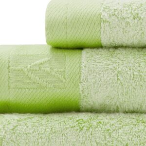 Bambus håndklæder - lys lime grøn
