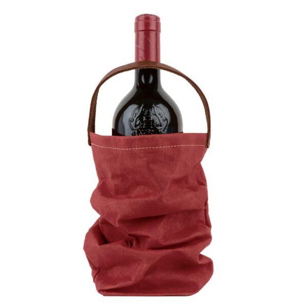 Uashmama flaskeskjuler, vinkøler og wine bag i vinrød