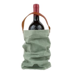 Uashmama flaskeskjuler, vinkøler og wine bag i salvie grøn