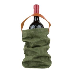 Uashmama flaskeskjuler, vinkøler og wine bag i army grøn